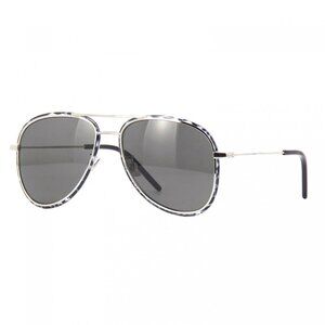 NWT SAINT LAURENT SUNGLASSES SILVER/GRAY